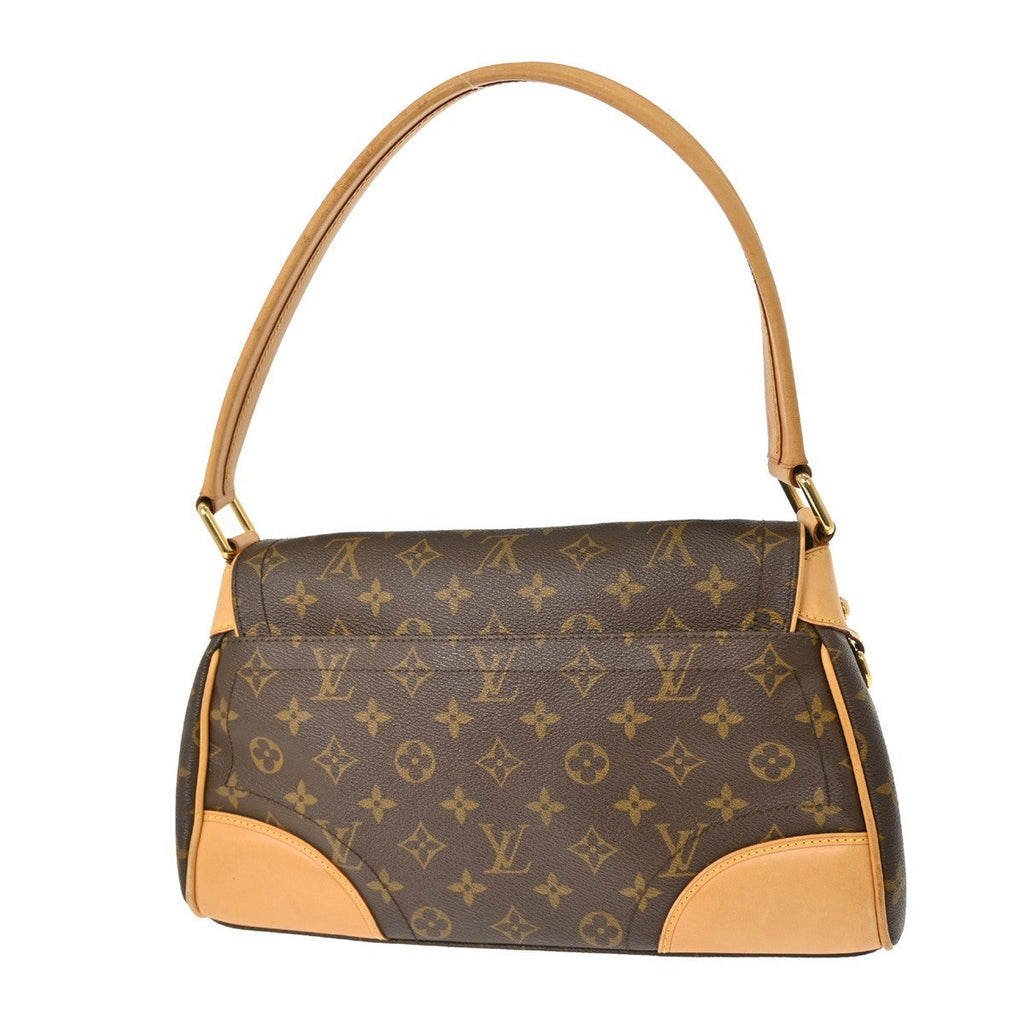 Louis Vuitton Beverly Handbag Monogram Canvas Brown Canvas Handbag ( )