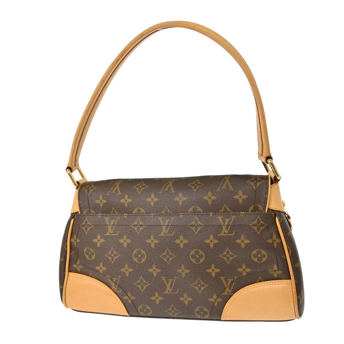 Louis Vuitton Beverly Handbag Monogram Canvas Brown Canvas Handbag ( )