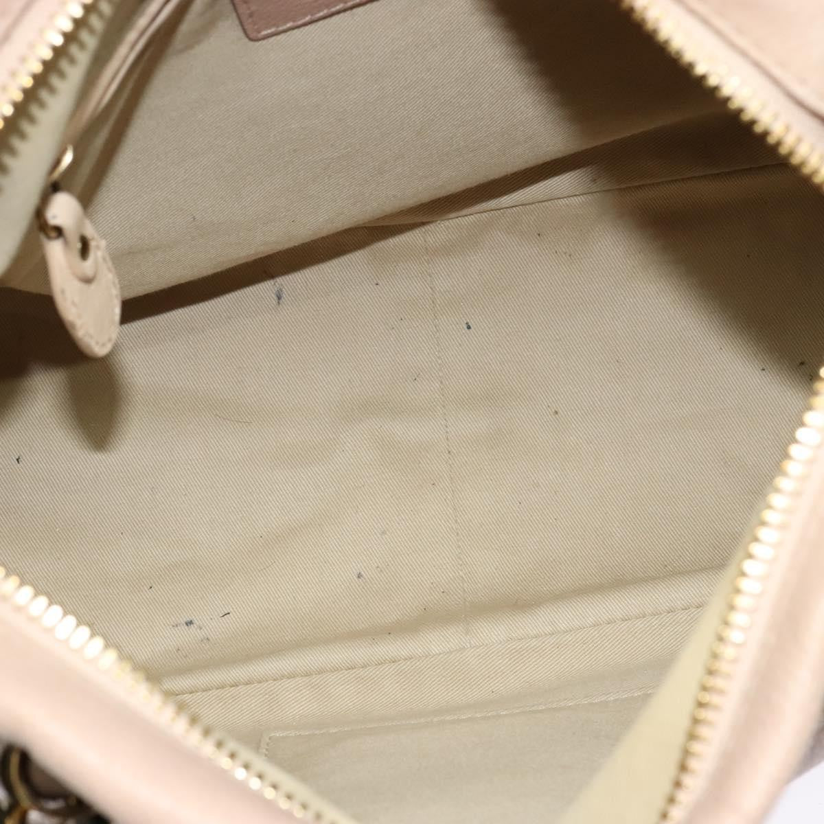 Chloe Paraty Handbag Quilted Leather Beige Leather Handbag ( )