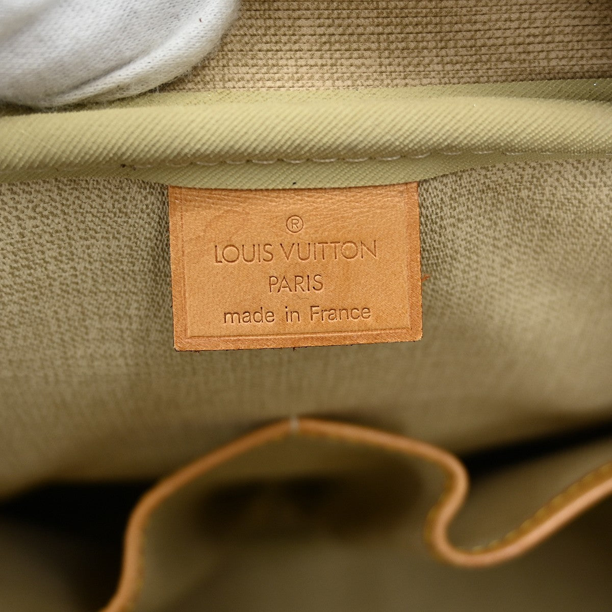 Louis Vuitton Deauville Handbag Monogram Canvas Brown Canvas Handbag ( )