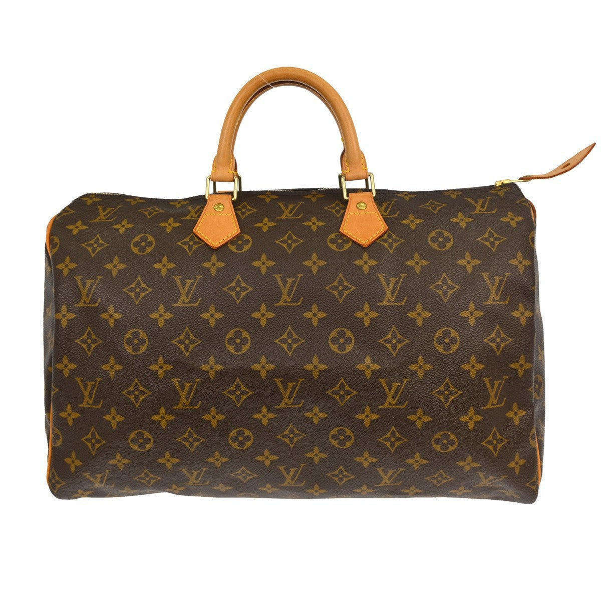 Louis Vuitton Speedy Handbag Monogram Canvas Brown Canvas Handbag ( )