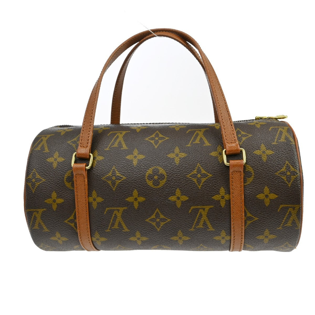 Louis Vuitton Papillon Handbag Monogram Canvas Brown Canvas Handbag ( )