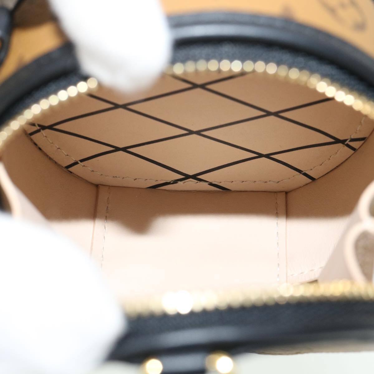 Louis Vuitton Boite Chapeau Souple Bag Reverse Monogram Giant Brown Canvas Bag (Authentic  )