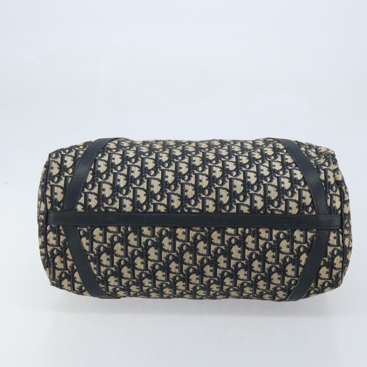 Christian Dior Vintage Trotter Handbag Canvas Navy Canvas Handbag ( )