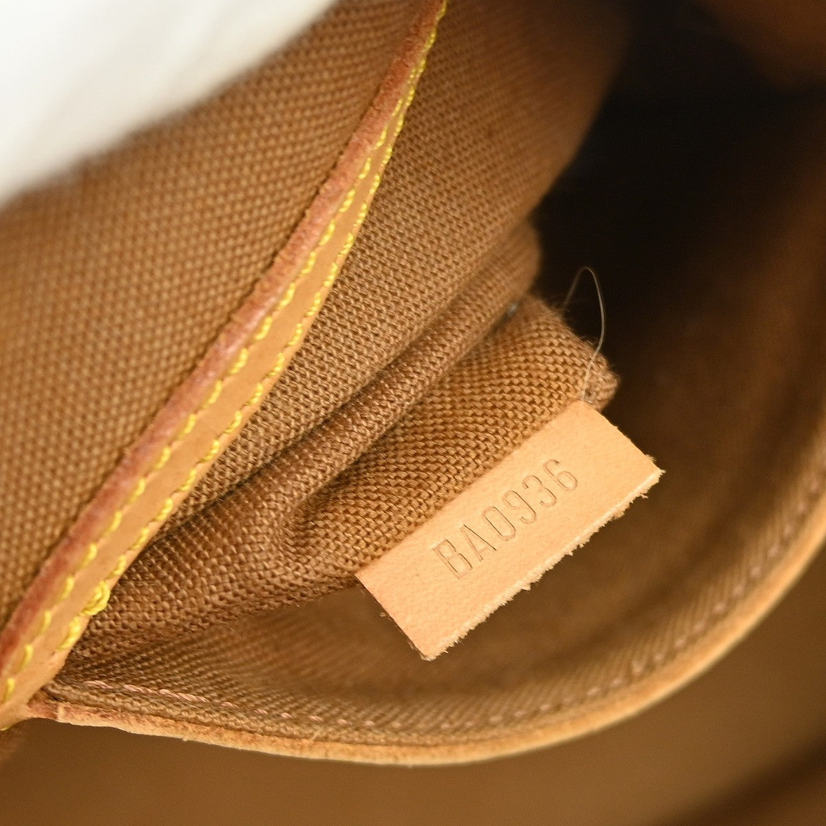 Louis Vuitton Alma Handbag Monogram Canvas Brown Canvas Handbag ( )