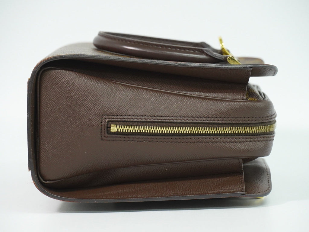 Louis Vuitton Triana Bag Damier Brown Canvas Handbag (Authentic  )