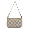 Louis Vuitton Pochette Accessoires Damier White Canvas Bag (Authentic  )