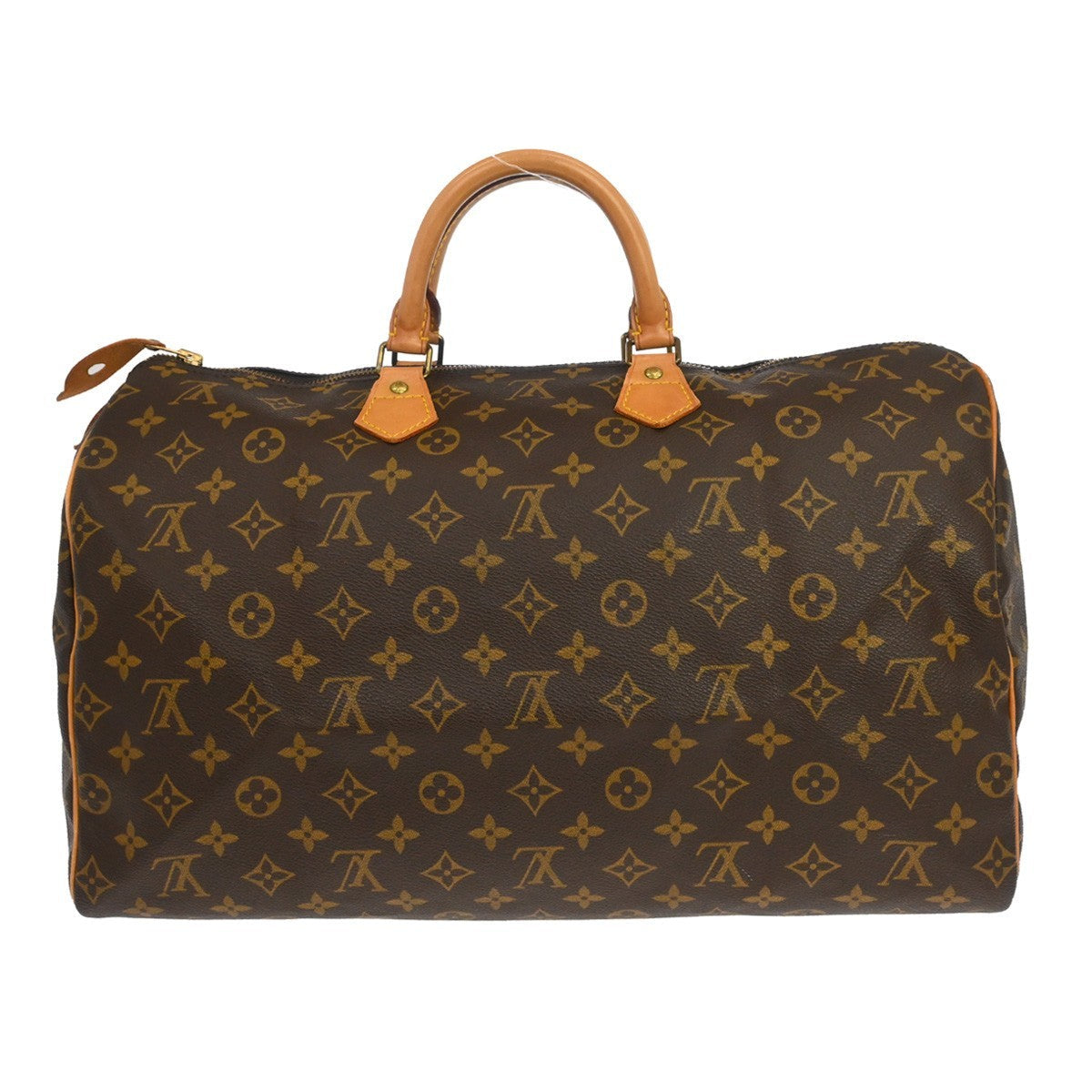 Louis Vuitton Speedy Handbag Monogram Canvas Brown Canvas Handbag ( )