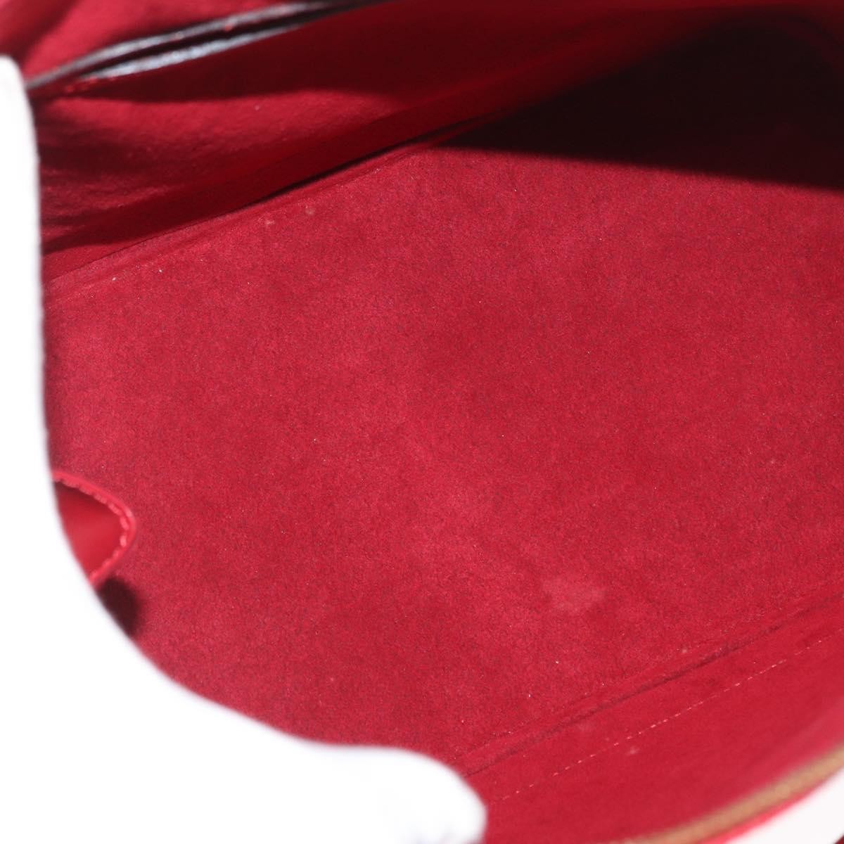 Louis Vuitton Alma Handbag Epi Leather Red Leather Handbag (Authentic  )