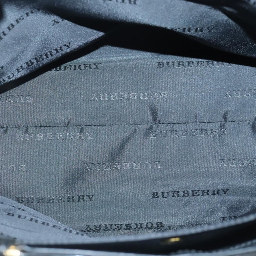 Burberry Nova Check Handbag Wool Beige Wool Handbag (Authentic  )