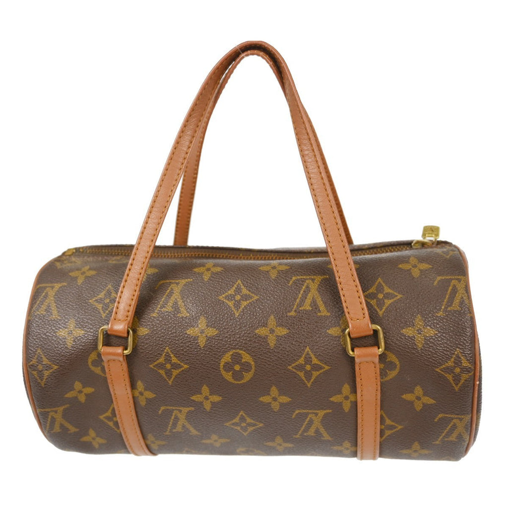 Louis Vuitton Papillon Handbag Monogram Canvas Brown Canvas Handbag ( )