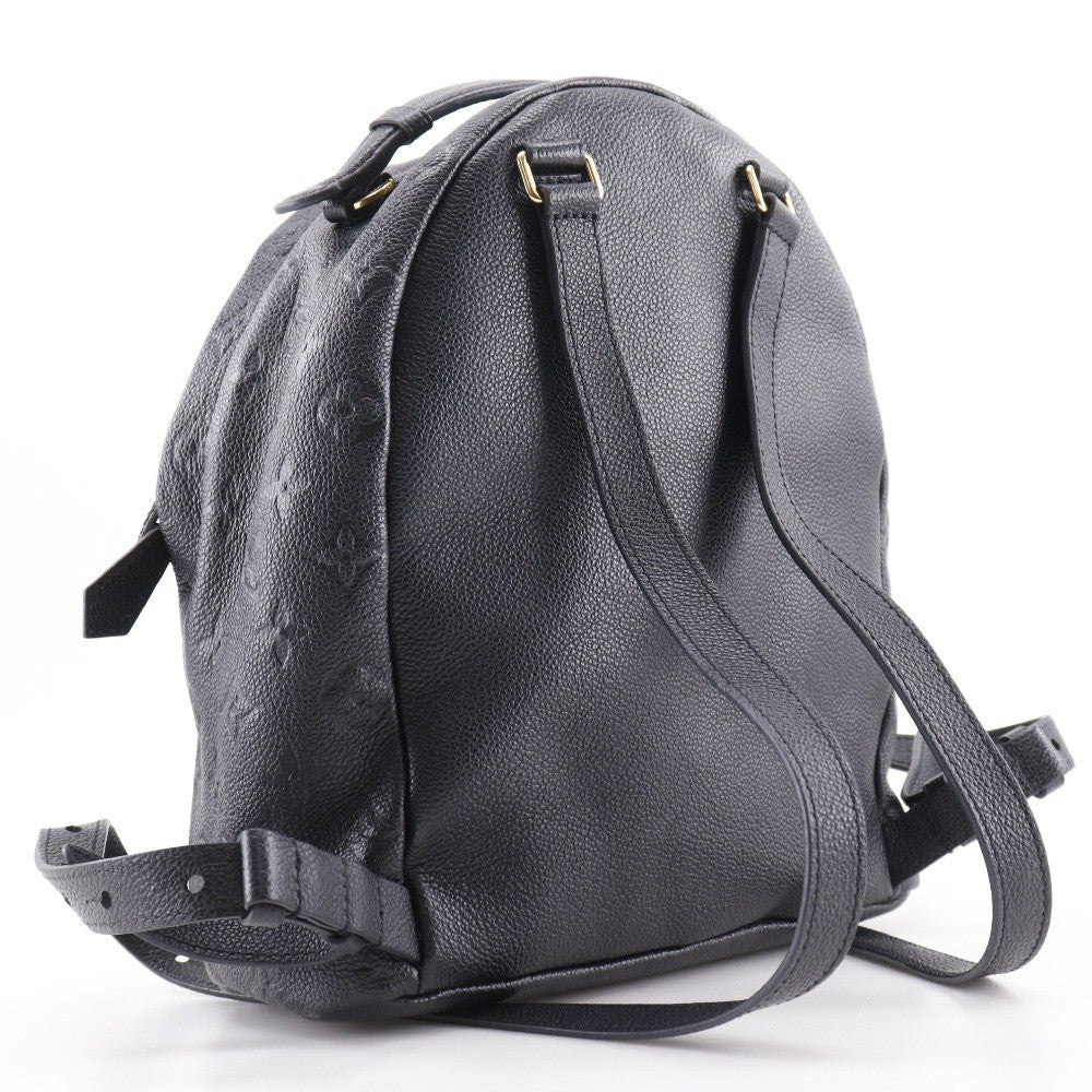 Louis Vuitton Sorbonne Backpack Monogram Empreinte Leather Black Leather Backpack Bag (Authentic  )