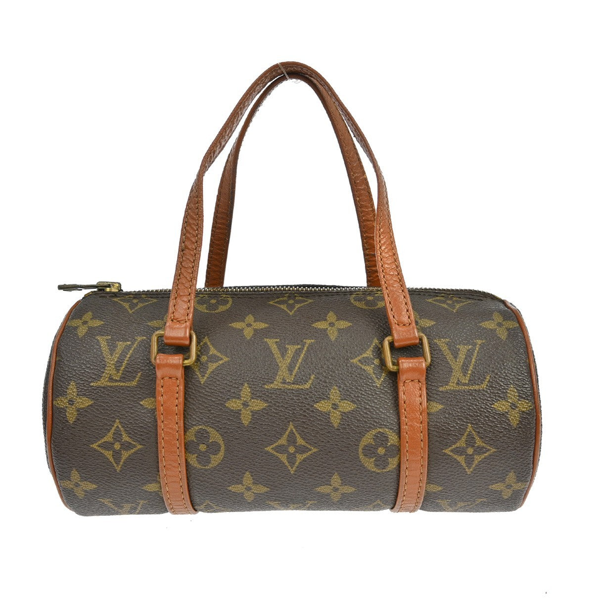 Louis Vuitton Papillon Handbag Monogram Canvas Brown Canvas Handbag ( )