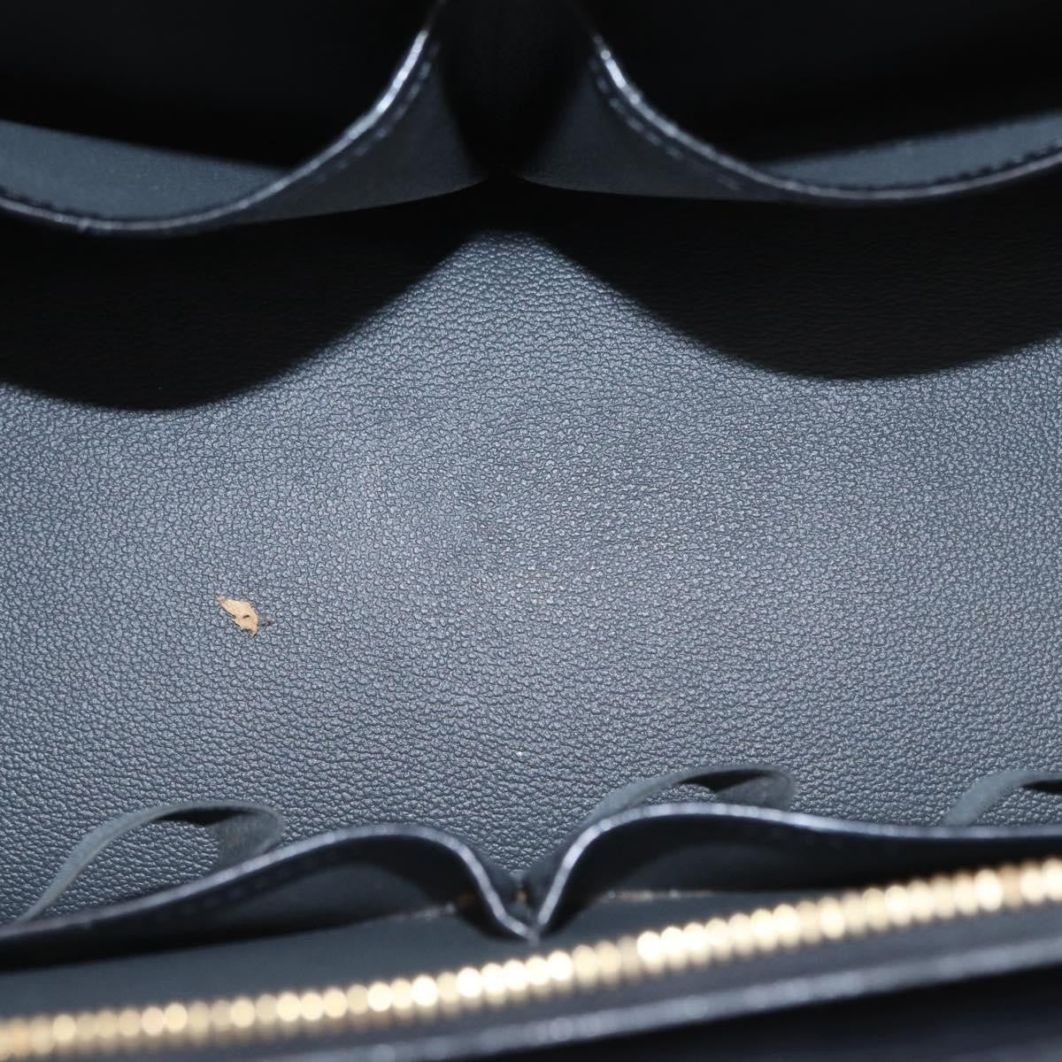Louis Vuitton Riviera Handbag Epi Leather Black Leather Handbag (Authentic  )