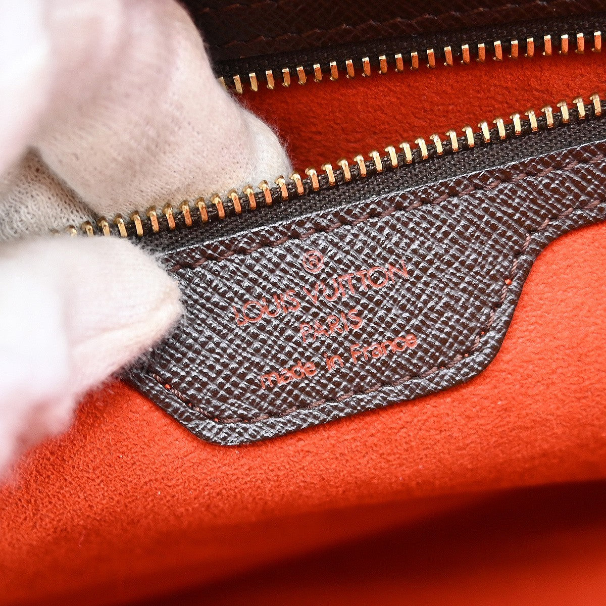 Louis Vuitton Triana Bag Damier Brown Canvas Handbag ( )