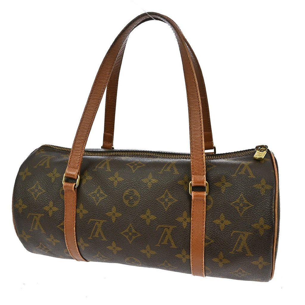 Louis Vuitton Papillon Handbag Monogram Canvas Brown Canvas Handbag ( )