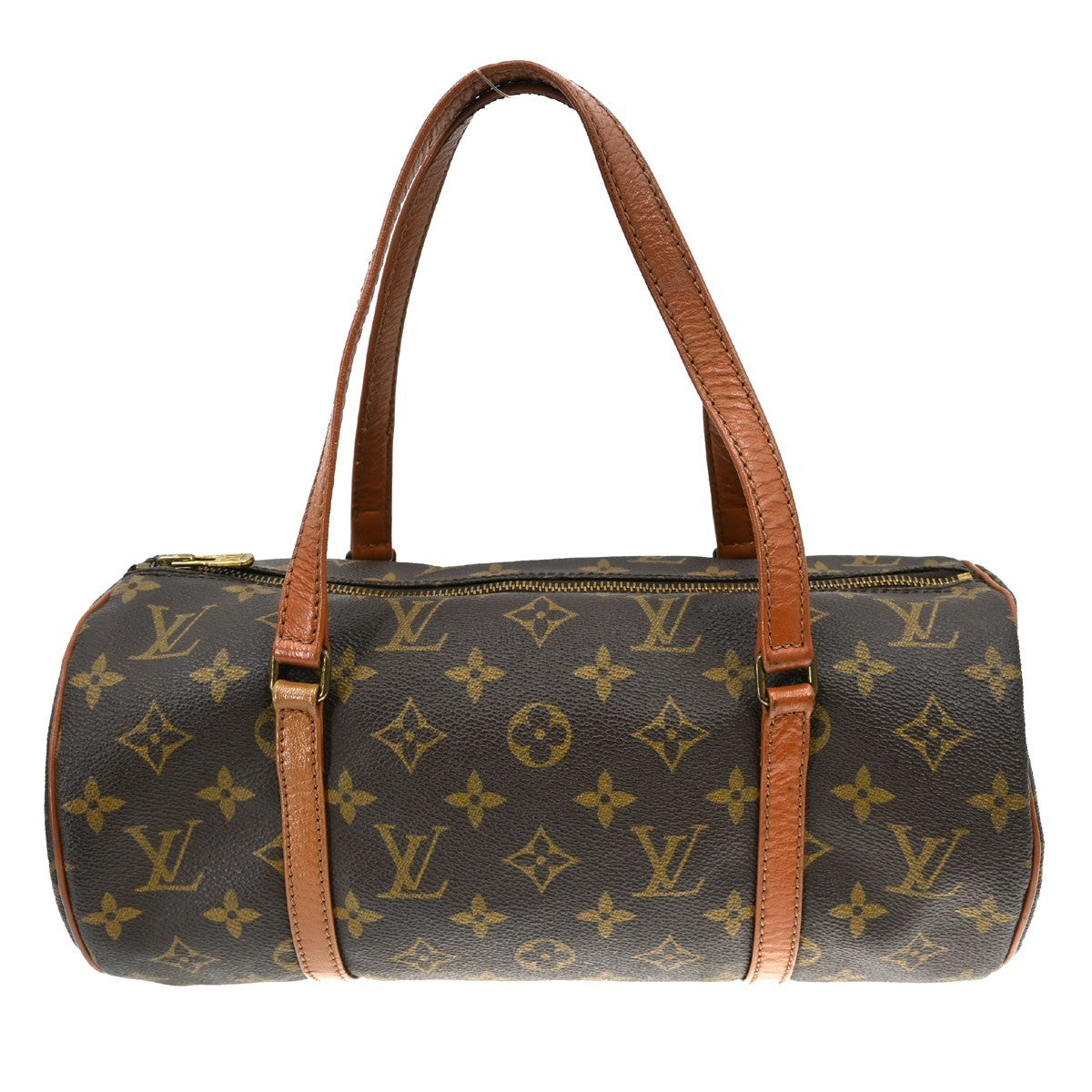 Louis Vuitton Papillon Handbag Monogram Canvas Brown Canvas Handbag ( )