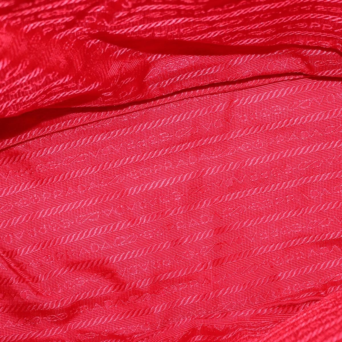 Prada Double Front Pocket Backpack Tessuto Red Nylon Backpack Bag (Authentic  )