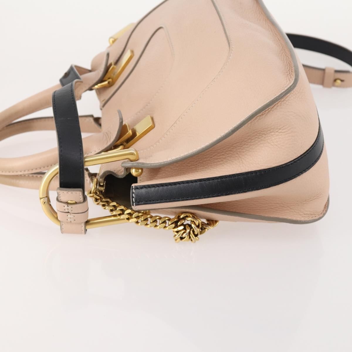 Chloe Hayley Satchel Leather Pink Leather Handbag ( )