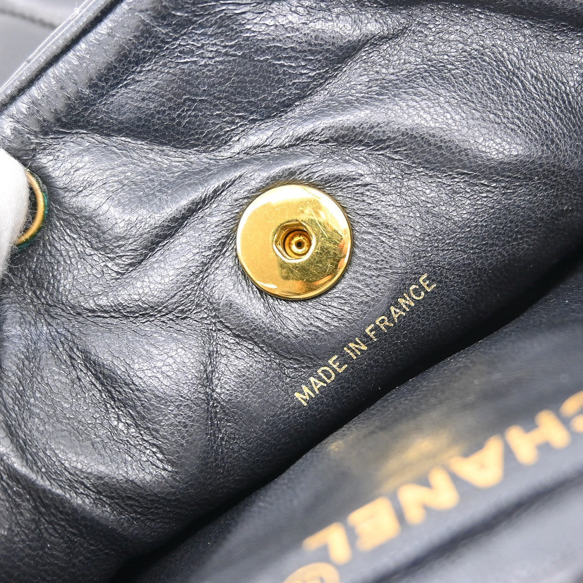 Chanel Duma Drawstring Backpack Quilted Leather Black Leather Backpack Bag (Authentic  )