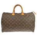 Louis Vuitton Speedy Handbag Monogram Canvas Brown Canvas Handbag ( )