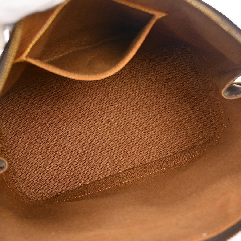 Louis Vuitton Alma Handbag Monogram Canvas Brown Canvas Handbag ( )