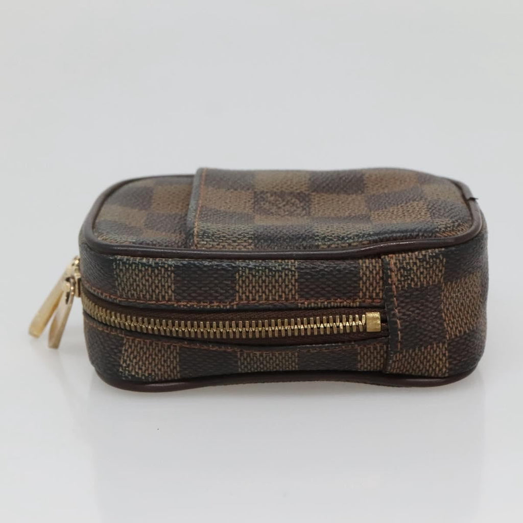 Louis Vuitton Etui Okapi Camera Case Damier Brown Canvas Bag (Authentic  )