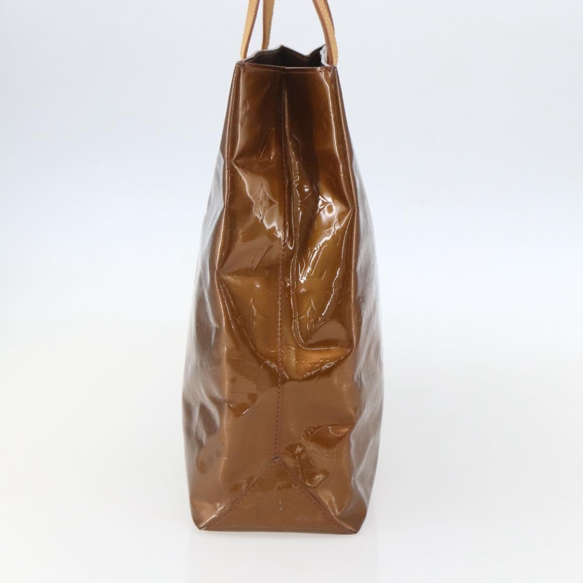 Louis Vuitton Reade Handbag Monogram Vernis Brown Patent_Leather Handbag (Authentic  )