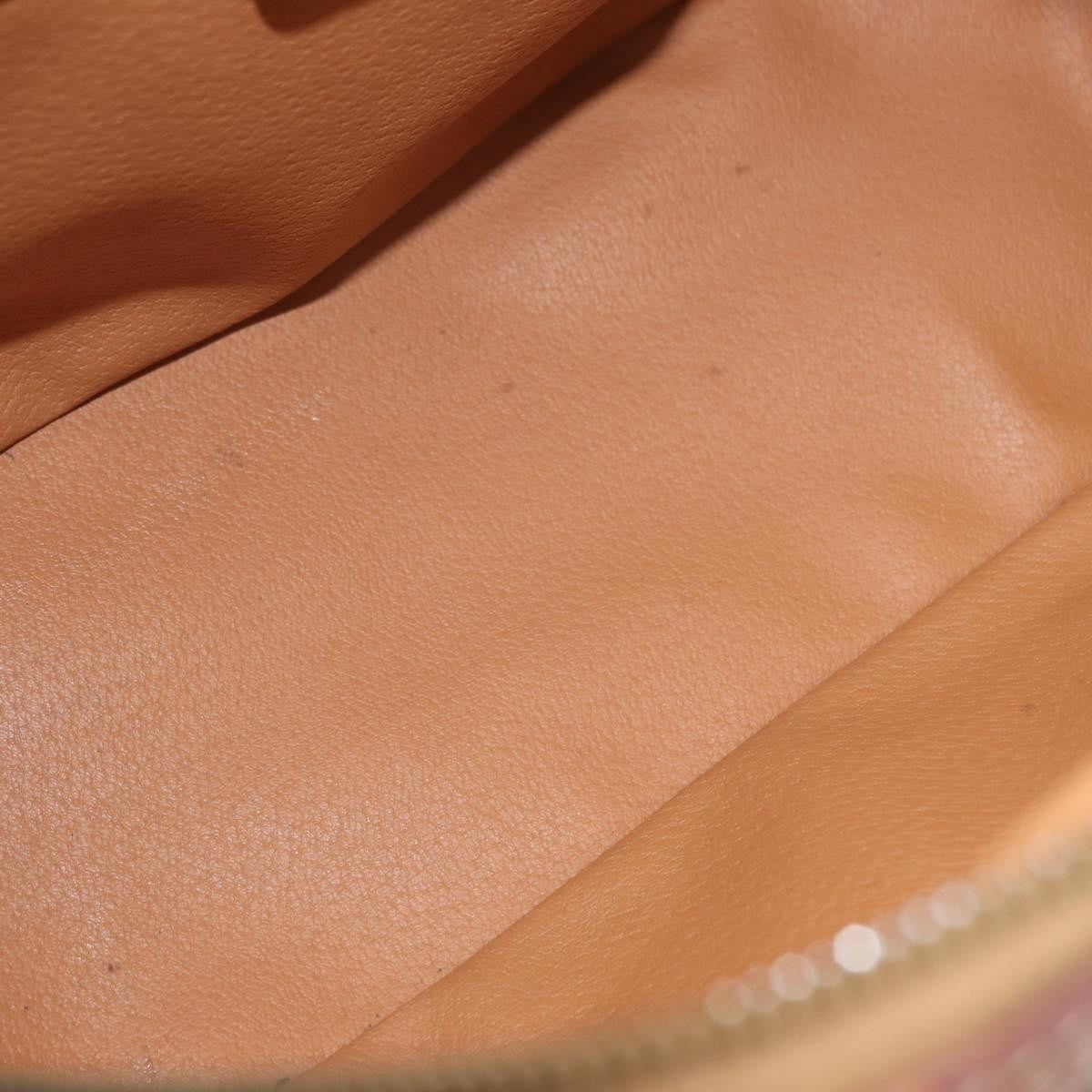 Celine Vintage Macadam Handbag Canvas And Leather Brown Canvas Handbag (Authentic  )