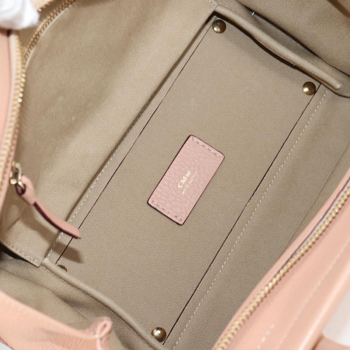 Chloe Everston Satchel Leather Beige Leather Bag (Authentic  )