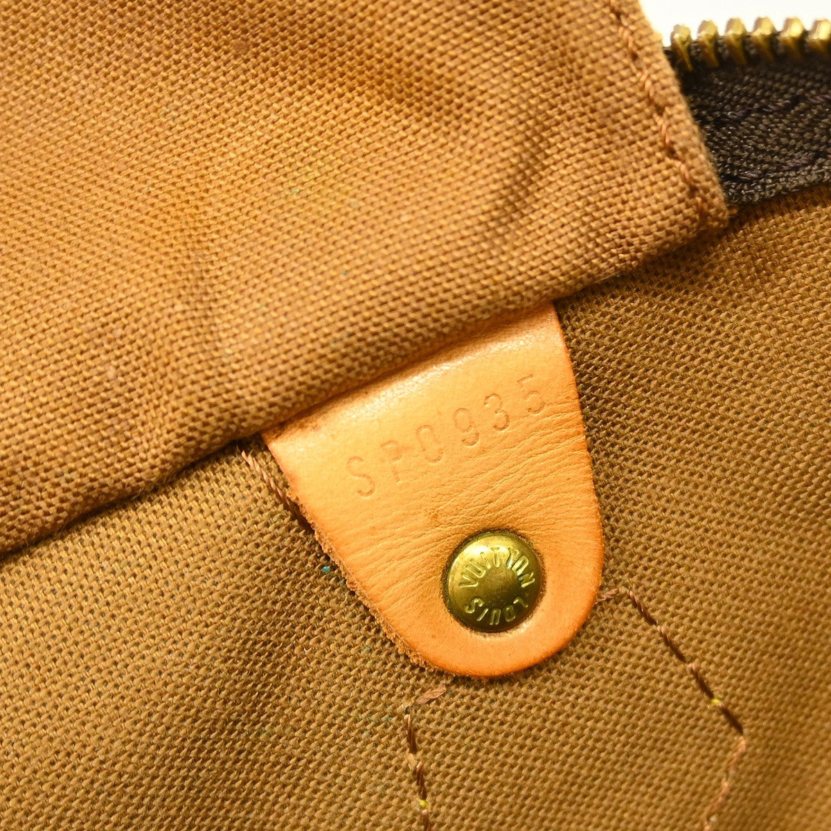 Louis Vuitton Speedy Handbag Monogram Canvas Brown Canvas Handbag ( )