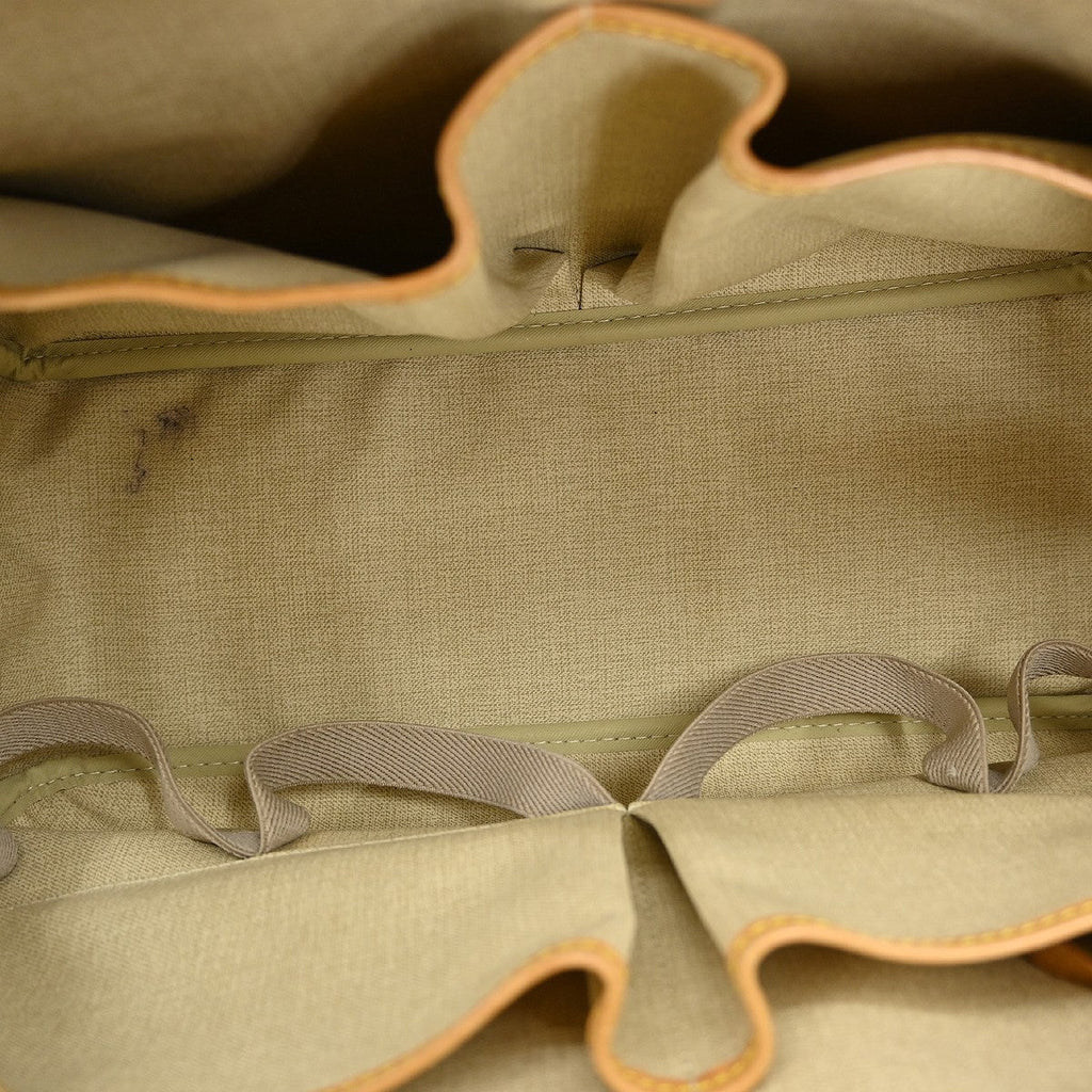 Louis Vuitton Deauville Handbag Monogram Canvas Brown Canvas Handbag ( )