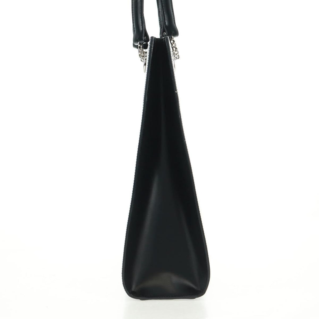 Cartier Panthère Handbag Leather Black Leather Handbag (Authentic  )