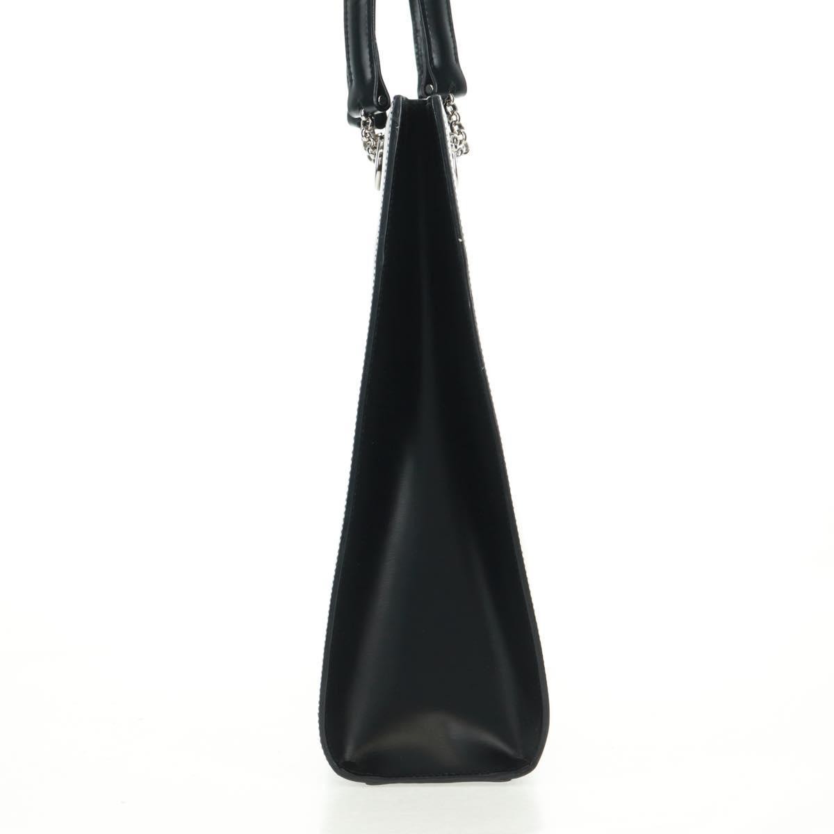Cartier Panthère Handbag Leather Black Leather Handbag (Authentic  )