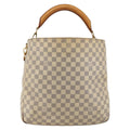 Louis Vuitton Soffi Handbag Damier Beige Canvas Handbag (Authentic  )