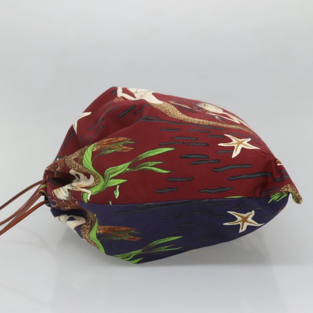 Loewe Paula Drawstring Pouch Printed Canvas Multicolour Canvas Handbag (Authentic  )