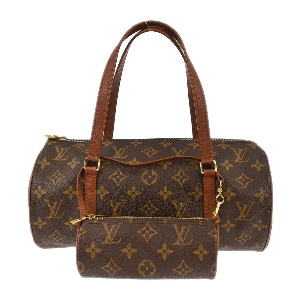 Louis Vuitton Papillon Handbag Monogram Canvas Brown Canvas Handbag ( )