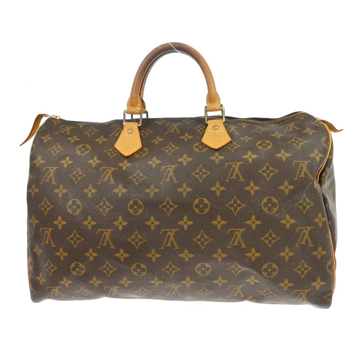 Louis Vuitton Speedy Handbag Monogram Canvas Brown Canvas Handbag ( )