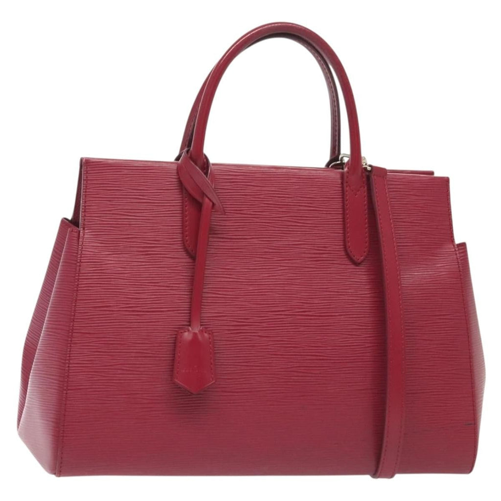 Louis Vuitton Marly Handbag Epi Leather Pink Leather Bag (Authentic  )