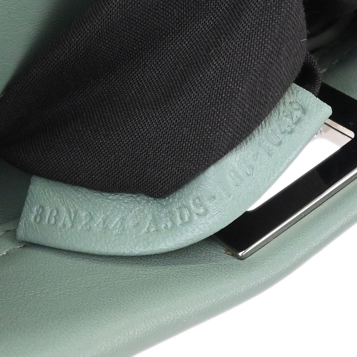 Fendi Peekaboo Bag Leather Green Leather Handbag ( )