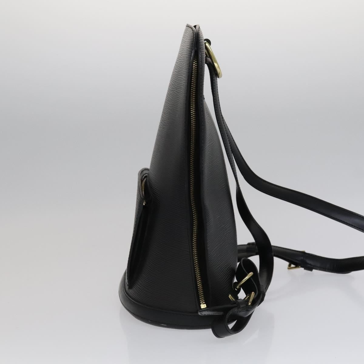 Louis Vuitton Gobelins Backpack Epi Leather Black Leather Backpack Bag (Authentic  )