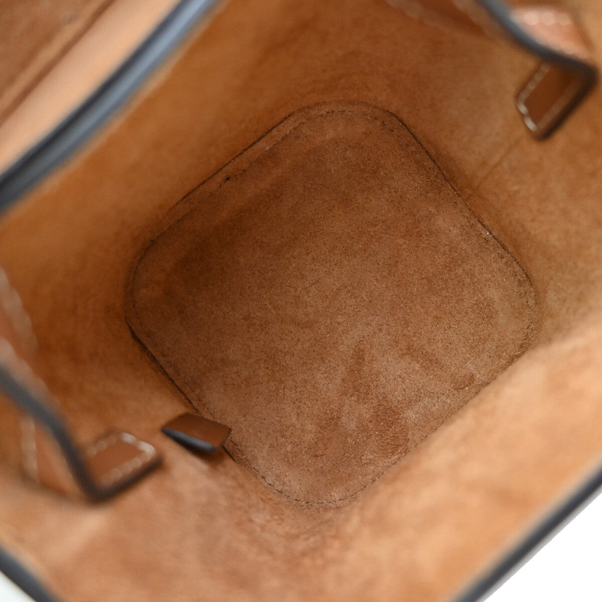 Celine Cuir Triomphe Box Bag Leather Brown Leather Handbag ( )