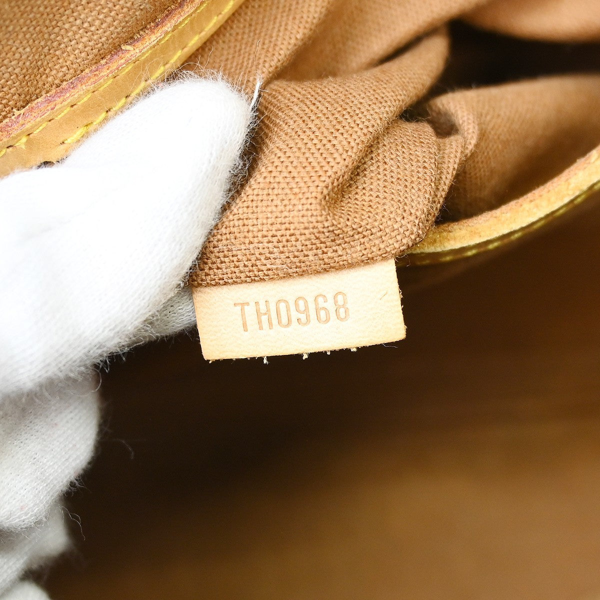 Louis Vuitton Alma Handbag Monogram Canvas Brown Canvas Handbag ( )
