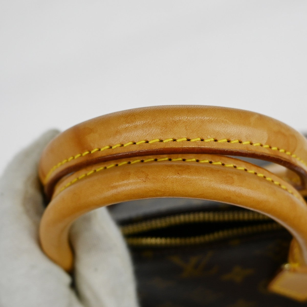 Louis Vuitton Alma Handbag Monogram Canvas Brown Canvas Handbag ( )