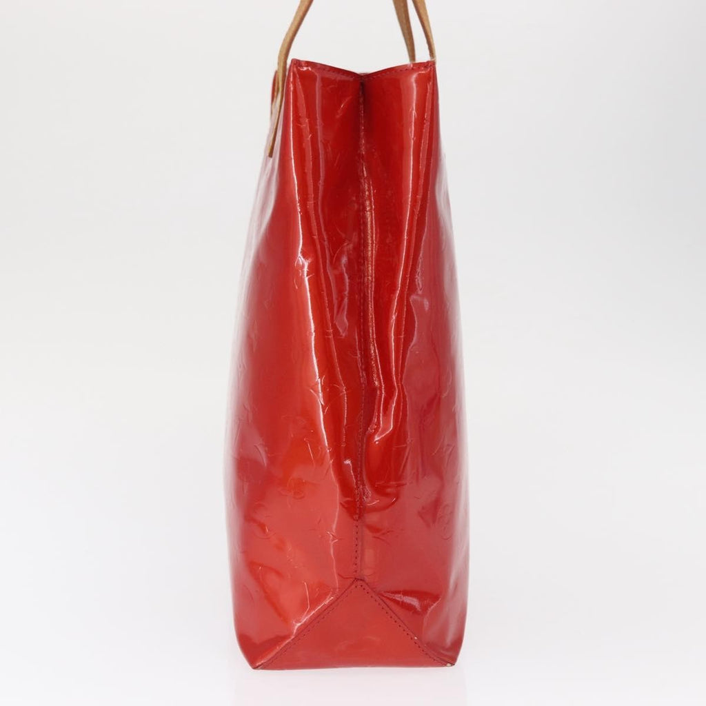 Louis Vuitton Reade Handbag Monogram Vernis Red Patent_Leather Handbag (Authentic  )