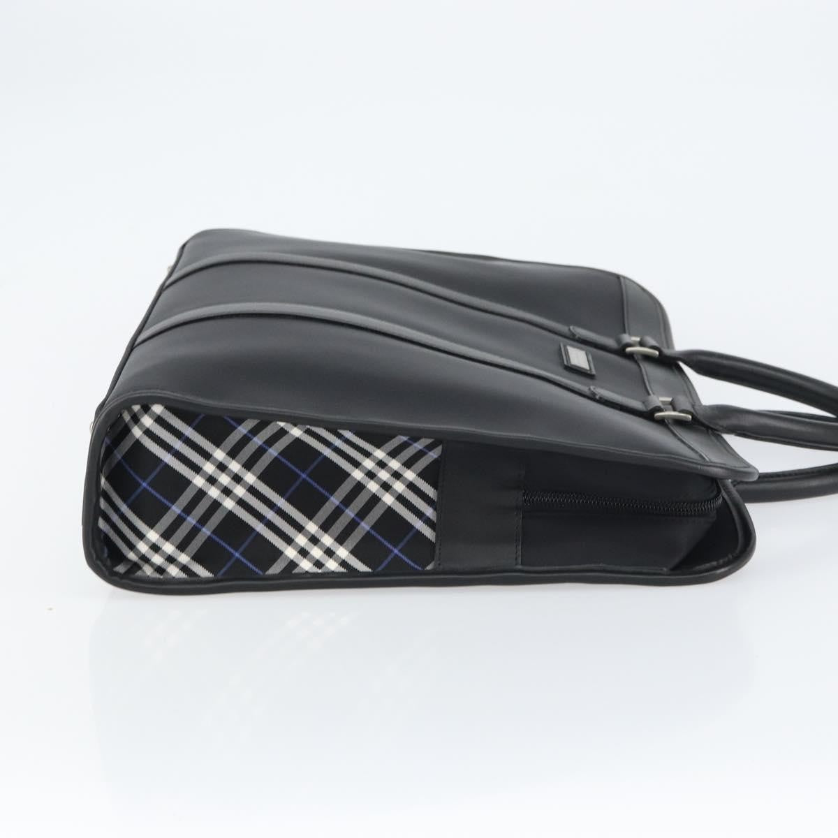 Burberry Black Label Business Bag Nylon Black Nylon Handbag (Authentic  )