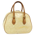Louis Vuitton Summit Drive Handbag Monogram Vernis Yellow Patent_Leather Handbag ( )