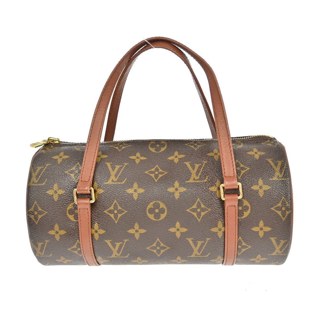 Louis Vuitton Papillon Handbag Monogram Canvas Brown Canvas Handbag ( )