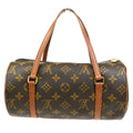 Louis Vuitton Papillon Handbag Monogram Canvas Brown Canvas Handbag ( )