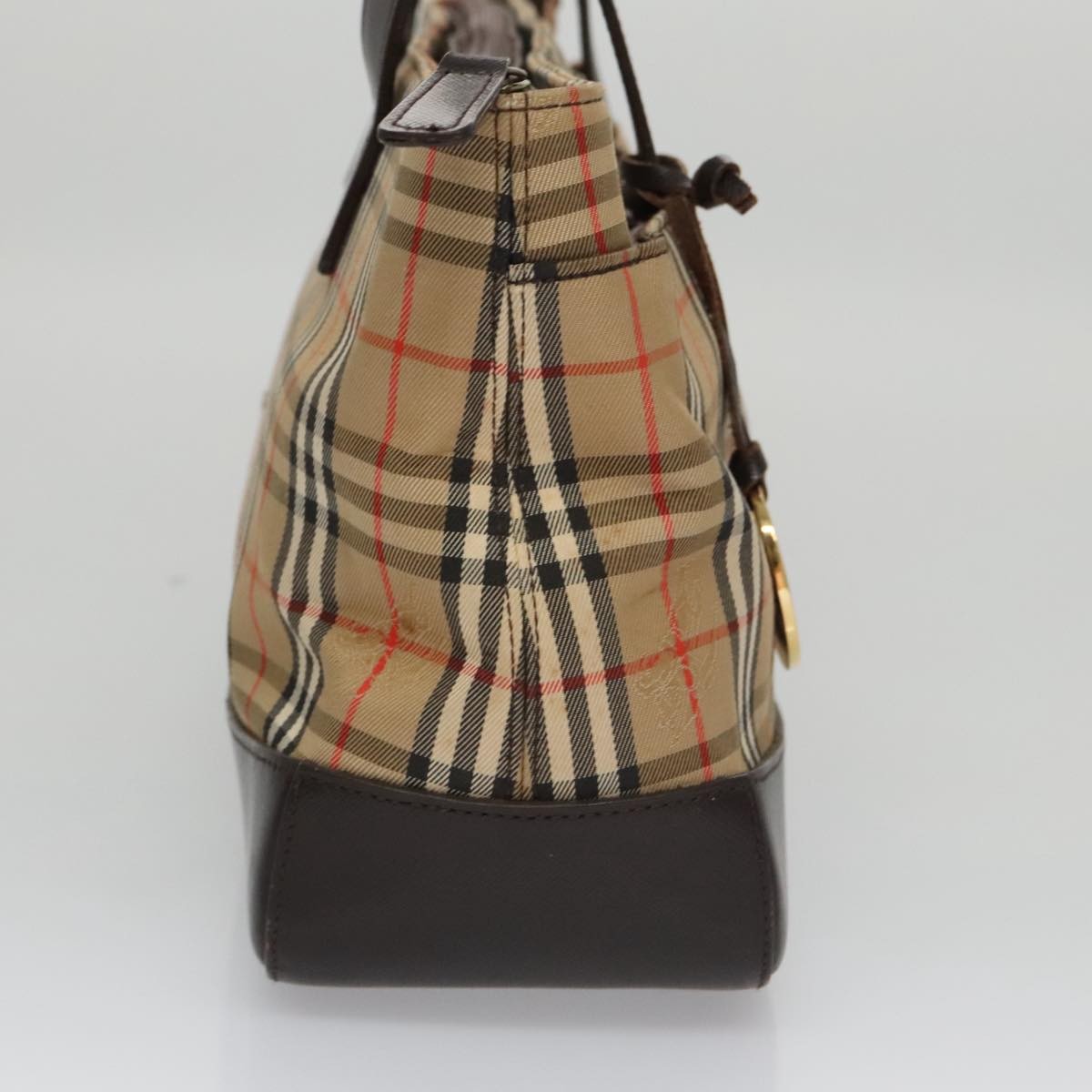 Burberry Nova Check Handbag Nova Check Canvas And Leather Beige Canvas Handbag (Authentic  )